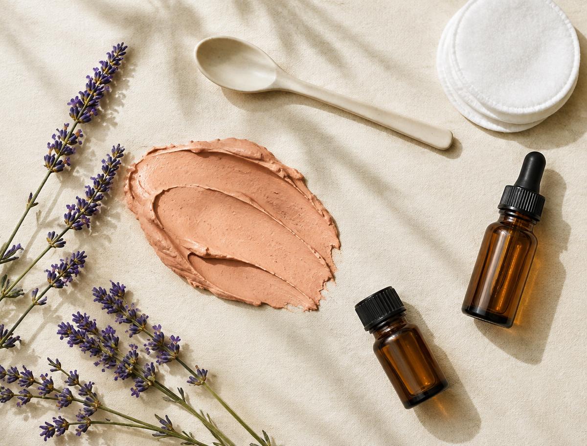 Mascarilla de arcilla durazno con lavanda